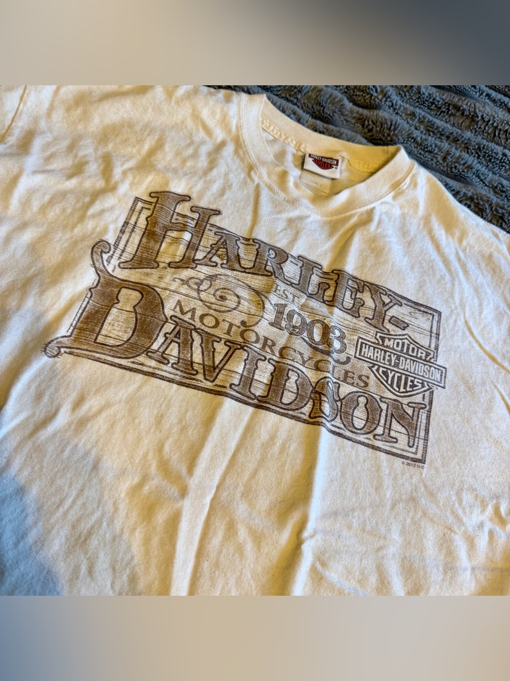 Harley Davidson Barbados 2012 Mens Large T Shirt